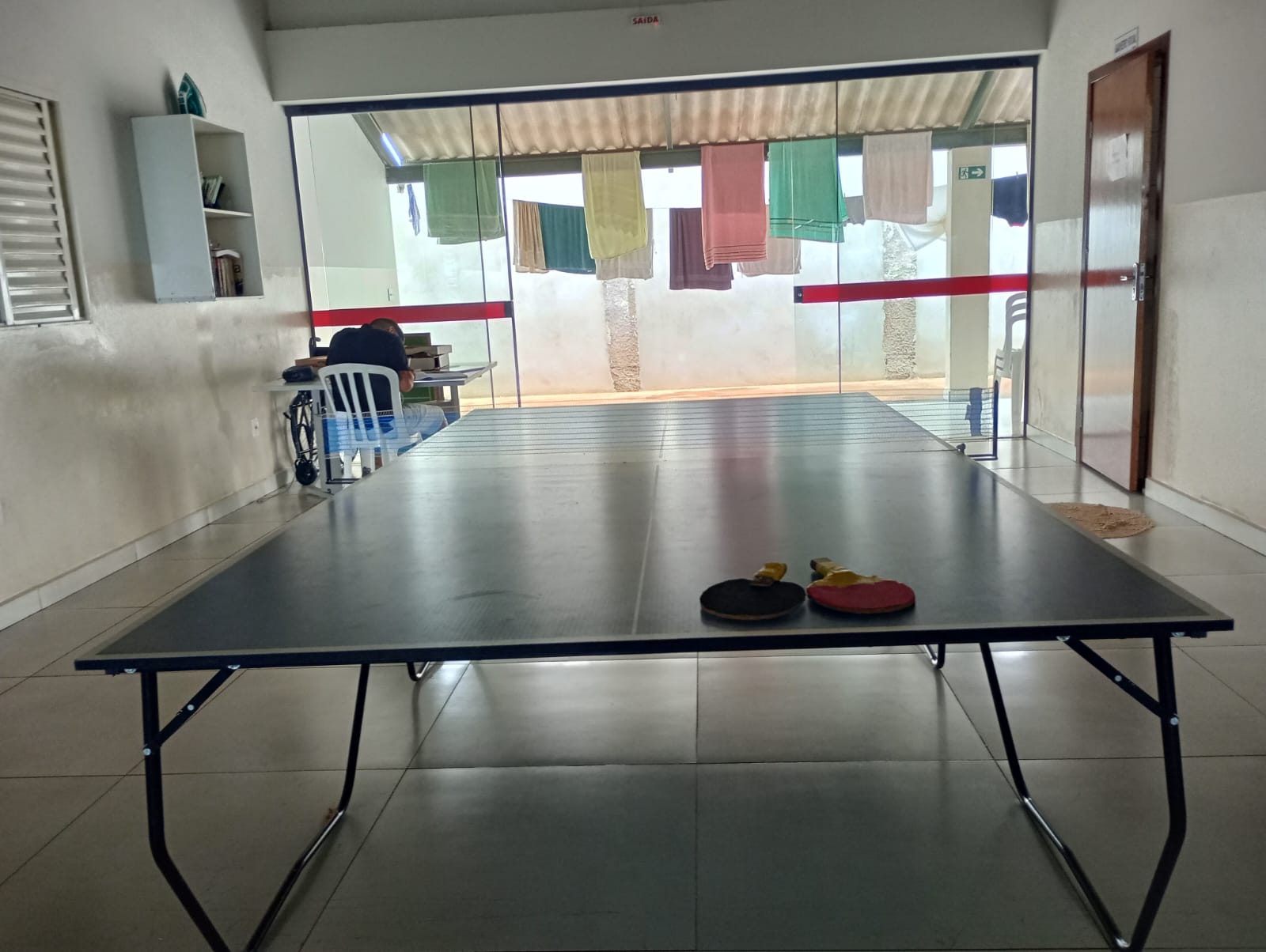 Área para atividades esportivas