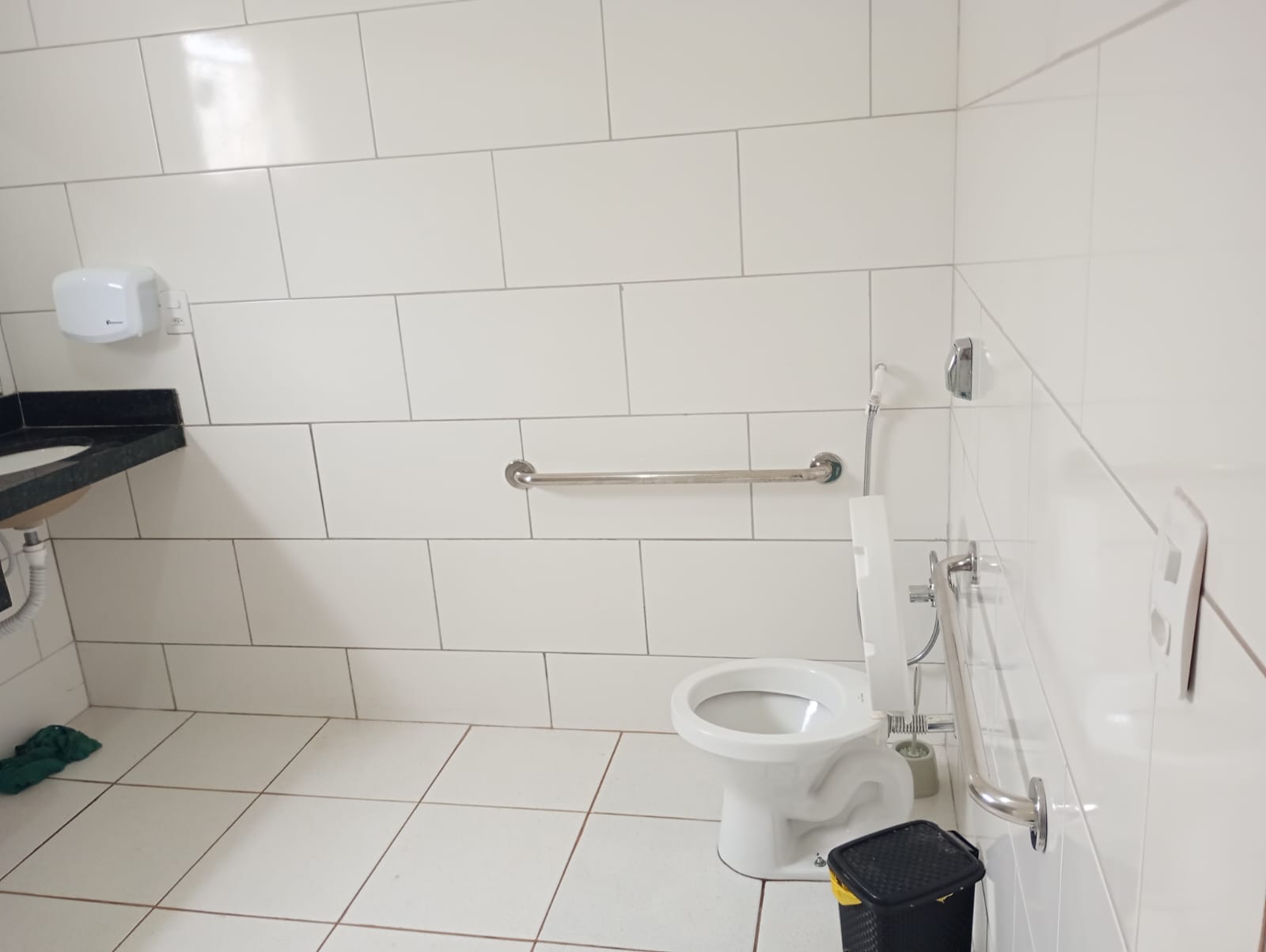 Banheiro dos quartos coletivos